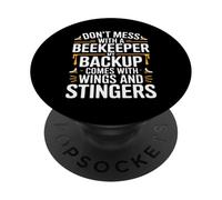 Funny Beekeeper Humor for Beekeeping Bee Hive Honeybee PopSockets Adhesive PopGrip