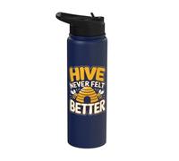 Funny Beekeeping Beekeeper Quote - Hive Never Felt Better Stainless Steel Insulated Water Bottle