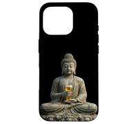 Funny Beer Buddha Drinking Bar Party Humor Buddhism Gift Case for iPhone 16 Pro