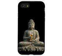 Funny Beer Buddha Drinking Bar Party Humor Buddhism Gift Case for iPhone SE (2020) / 7/8