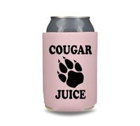 Funny Beer Can Cooler, Cougar Juice Can Coolie, Funny Coolies Drink Accessory, Beer Sleeves, Party Gift Favors (1 Blush)