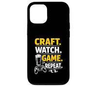 Funny Beer Craft Watch Game Repeat Gamer Streaming Quote Case for iPhone 12/12 Pro