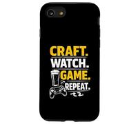 Funny Beer Craft Watch Game Repeat Gamer Streaming Quote Case for iPhone SE (2020) / 7/8