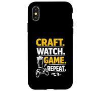 Funny Beer Craft Watch Game Repeat Gamer Streaming Quote Case for iPhone X/XS