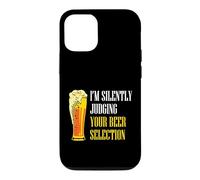 Funny Beer Drinker I’m Silently Judging Your Beer Selection Case for iPhone 12/12 Pro