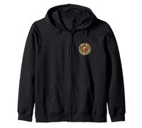 Funny Beer Gifts Real Ale Drinker Ales British Pub Heritage Zip Hoodie