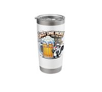 Funny Beer Skunk Art - Just One More Before We Go! Stainless Steel Insulated Tumbler
