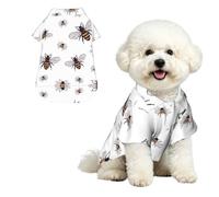 Funny Bees Soft Breathable Hawaiian Dog Shirt