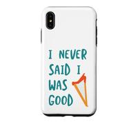 Funny Beginner Harp Player I never said I was good Case for iPhone XS Max