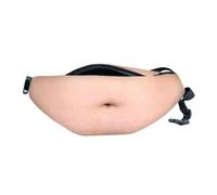 Funny Belly Fanny Pack Adjustable Workout Waist Belt Purse | Belly Design Waist Bag for Running Hiking Travel Outdoor Beach Walking Cycling Sports Trip