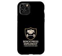 Funny Bench Press Meme Spot Me Bro Powerlifting Gym Humor Case for iPhone 11 Pro