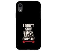 Funny Bench Press Meme Spot Me Bro Powerlifting Gym Humor Case for iPhone XR