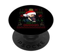 Funny Benjamin President Harrison Christmas Holiday Parody PopSockets Adhesive PopGrip