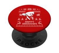 Funny Benjamin President Harrison Christmas Holiday Parody PopSockets Adhesive PopGrip