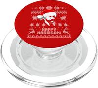 Funny Benjamin President Harrison Christmas Holiday Parody PopSockets PopGrip for MagSafe