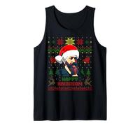 Funny Benjamin President Harrison Christmas Holiday Parody Tank Top