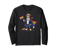Funny Bernese Mountain Dog LGBT Lesbian Gay Pride Women Men Long Sleeve T-Shirt