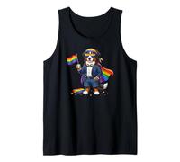 Funny Bernese Mountain Dog LGBT Lesbian Gay Pride Women Men Tank Top