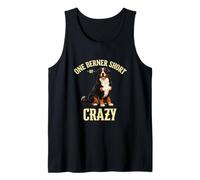 Funny Bernese Mountain Dog Owner One Berner Short of Crazy Tank Top