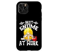 Funny Best Construction Worker Gnome Dad Who Loves Building Case for iPhone 11 Pro