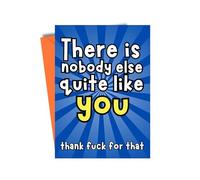 Funny Best Friend Birthday Card For Him Rude Sarcastic Friendship Card There Is Nobody Else Quite Like You JBS125