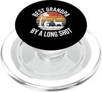 Funny Best Grandpa By A Long Shot Hunting Saying PopSockets PopGrip for MagSafe