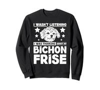 Funny Bichon Frise Dog Owner Fluffy Dog Lover Sweatshirt