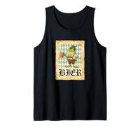 Funny BIER Bavarian Lederhosen Frog Tank Top