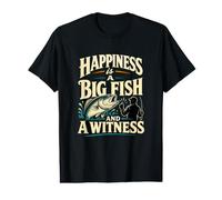 Funny Big Catch Fishing Buddy Witness Value Graphic T-Shirt
