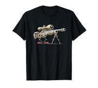 Funny Big Gun with Feet for Guns Lovers T-Shirt