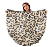 Funny Big Knickers for Women Oversized Novelty Underwear with Heart or Leopard Print for Hen Party, Birthday, Retirement, Anniversary, Bridal Shower or Costume (Coffee, One Size)