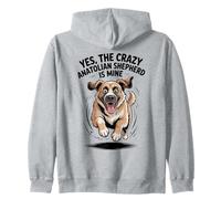 Funny Big Pet Turkish Karabash Dog Breed Anatolian Shepherd Zip Hoodie