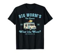 Funny Big Worm's Ice Cream Truck Gifts What Chu Want T-Shirt