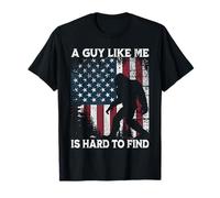 Funny Bigfoot A Guy Like Me Is Hard To Forest Find Patriotic T-Shirt
