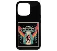 Funny Bigfoot Abduction Vintage Alien UFO Retro Conspiracy Case for iPhone 13 Pro
