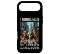Funny Bigfoot Alien Jesus Rock On Hand Sign UFO Selfie Case for iPhone Air