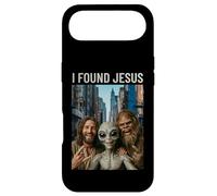 Funny Bigfoot Alien Jesus Rock On Hand Sign UFO Selfie Case for iPhone Air