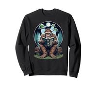 Funny Bigfoot Alien UFO Sasquatch Cryptid Humor Paranormal Sweatshirt