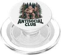 Funny Bigfoot Anti-Social Club Style PopSockets PopGrip for MagSafe