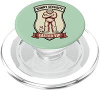 Funny Bigfoot Bunny Security Easter VIP Mens Egg Hunt Humor PopSockets PopGrip for MagSafe