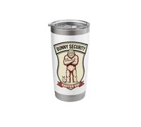 Funny Bigfoot Bunny Security Easter VIP Mens Egg Hunt Humor Stainless Steel Insulated Tumbler