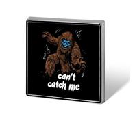 Funny Bigfoot Can't Catch Me Custom Brooch Pin Lapel Pins Tie Suit Dress Accessories Wedding Birthday for Men Women