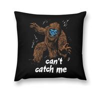 Funny Bigfoot Can't Catch Me Plush Throw Pillow Case for Home