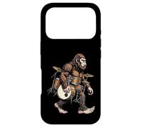 Funny Bigfoot Carrying Drum Set Sasquatch Drummer Musician Case for iPhone 17 Pro