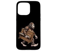 Funny Bigfoot Carrying Piano Sasquatch Pianist Musician Case for iPhone 15 Pro Max