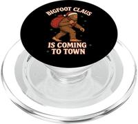 Funny Bigfoot Claus Christmas Sasquatch Santa Holiday Party PopSockets PopGrip for MagSafe