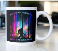 Funny Bigfoot Coffee Mug 11oz Ceramic Tea Cup Stating Believe in Yourself When Nobody Else Does!