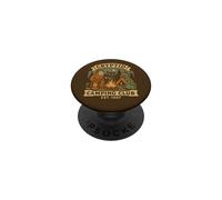 Funny Bigfoot Cryptid Camping Club PopSockets Adhesive PopGrip