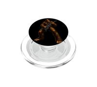 Funny Bigfoot Guitarist Rock Music Art PopSockets PopGrip for MagSafe