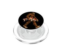 Funny Bigfoot Koi Fish Japanese Art Illustration PopSockets PopGrip for MagSafe